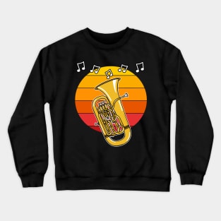 Euphonium Summer Festival Brass Musician Crewneck Sweatshirt